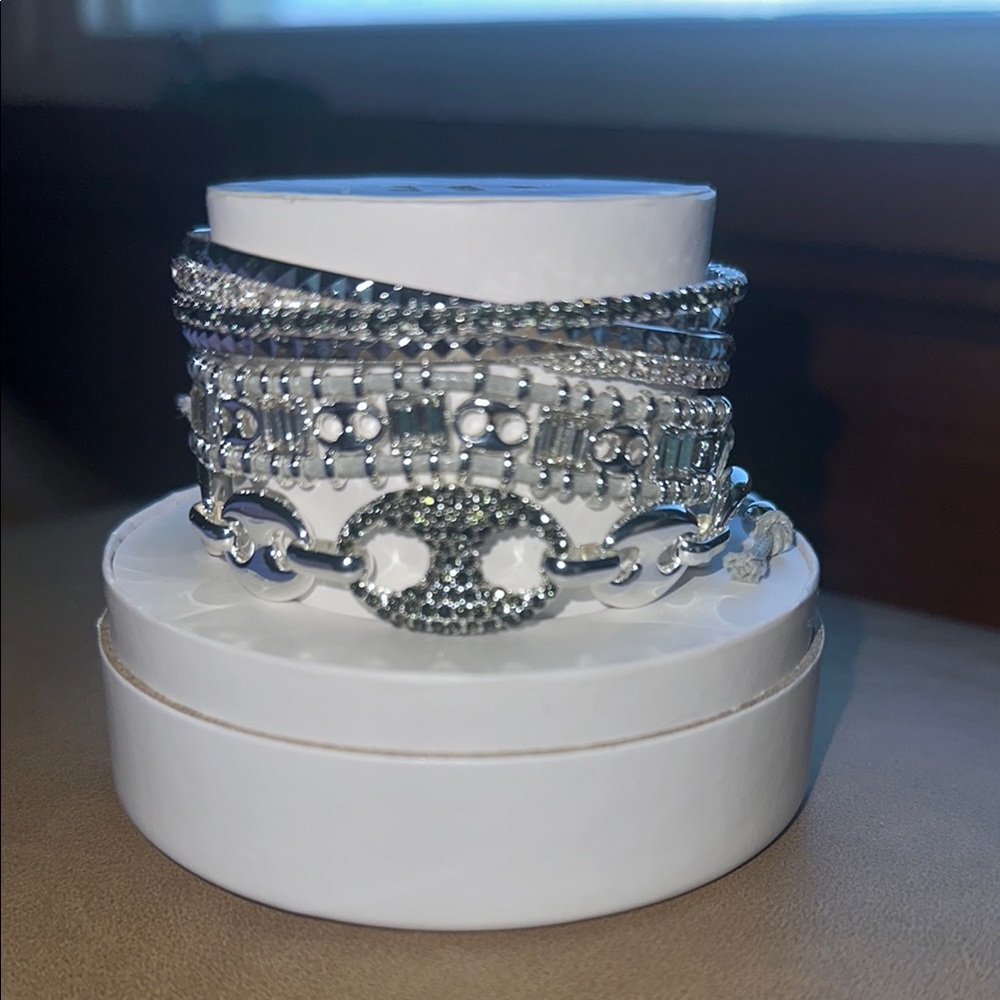 BP Silver Layered Bracelets she can’t be stopped